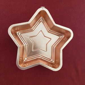 Star-Shaped Copper Baking Pan